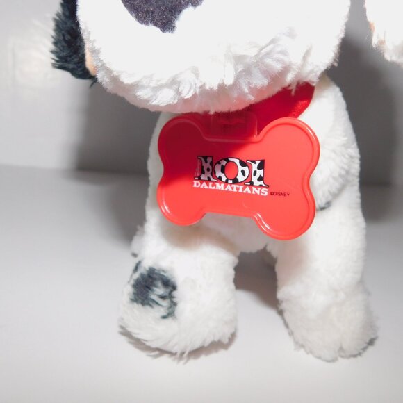 VTG 1996 Disney Mattel 101 Dalmatians 9" Plush Stuffed Puppy Dog Patch w Collar - Picture 4 of 6